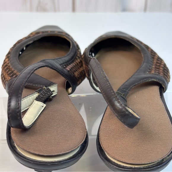 Vintage Etienne Aigner Leather Slingback Pumps Kitten Heel Pointed Toe Size 7 - Picture 11 of 15